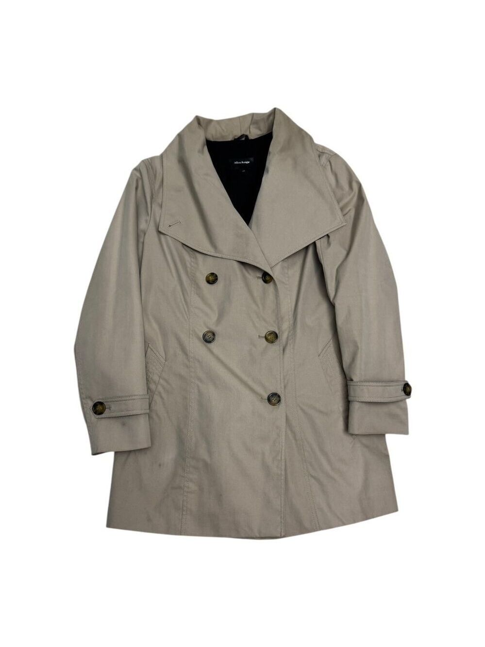 MACKAGE Luxury Designer Business Casual Trench Coat Jacket Womens Large
